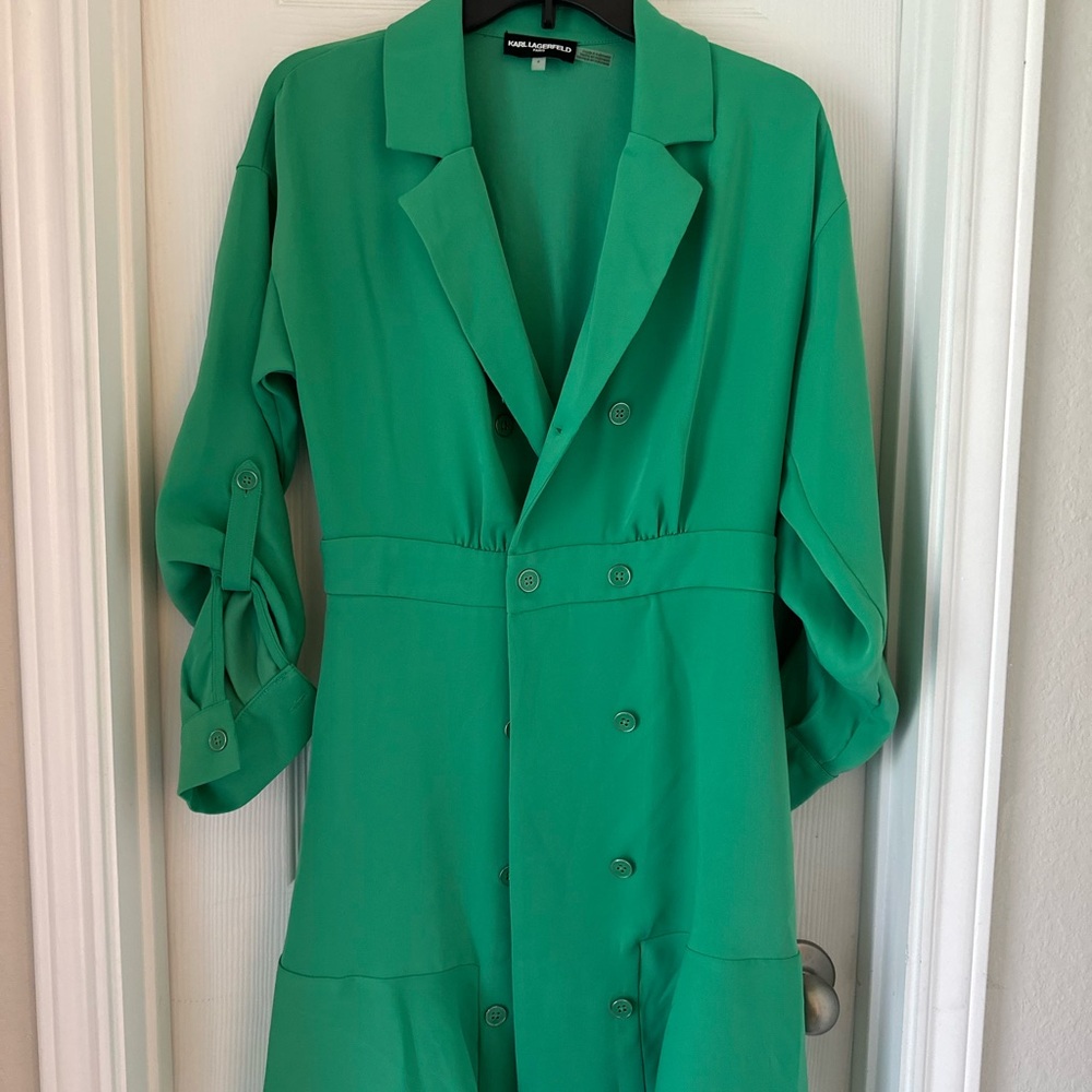 Karl Lagerfeld Vibrant Green Dress